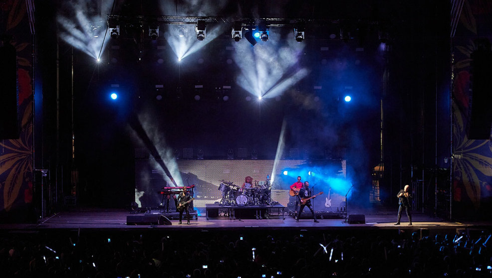 Concierto en Santander de la banda escocesa Simple Minds, dentro del festival 'Madalena en vivo'