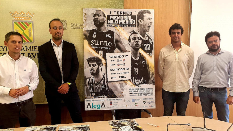 Presentación del torneo en el Ayuntamiento de Torrelavega