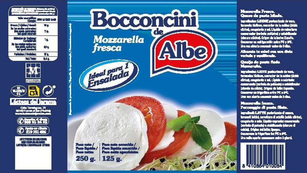 Mozzarella de la marca Bocconcini