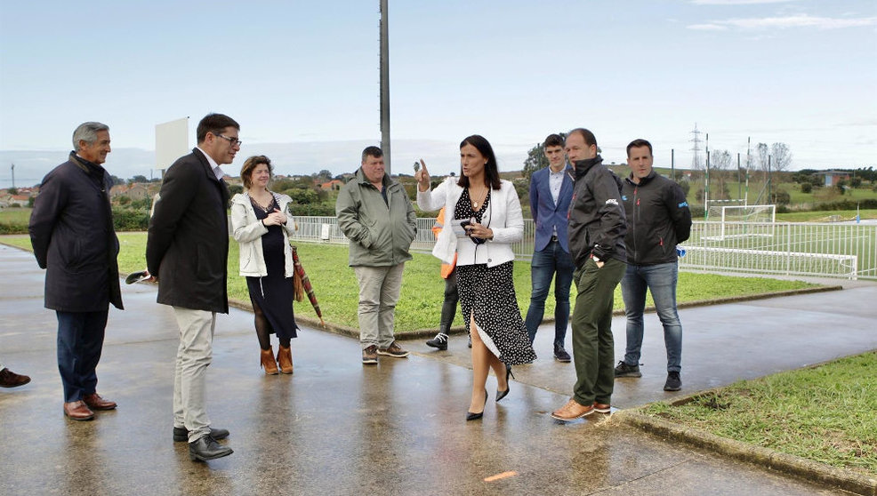 La alcaldesa de Santander, Gema Igual, visita las obras