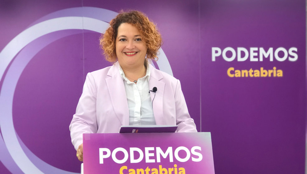 Mercedes González, coordinadora de Podemos Cantabria