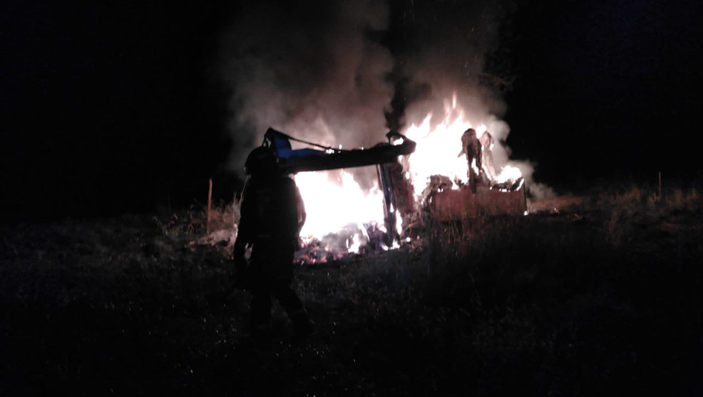 Imagen del incendio