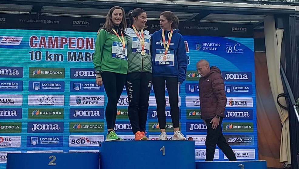 Ruth Rueda ha logrado la medalla de plata en el XIX Campeonato de España Máster de 10 Kilómetros Marcha en categoría femenina