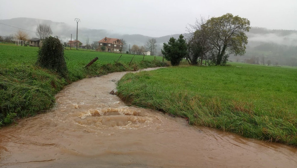 Inundaciones en Santa María de Cayón