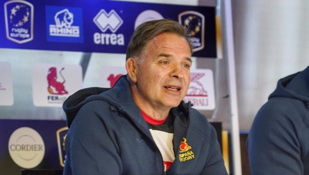 Santiago Santos, entrenador de la Selección Española de Rugby