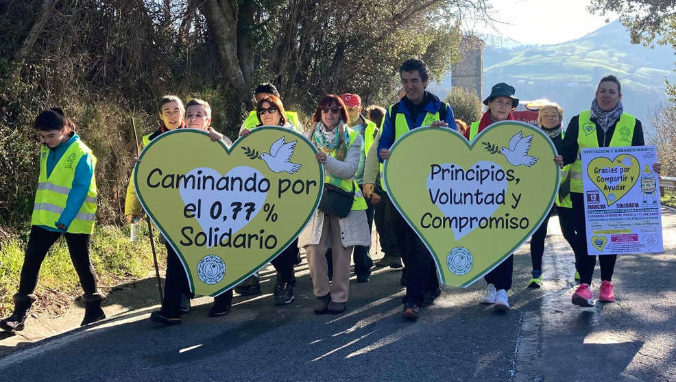 La 105 edición de la marcha Cantabria Solidaria por el 0,77%