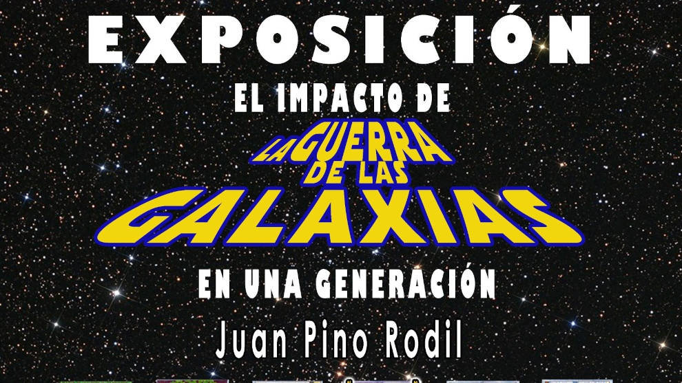 Parte del cartel de la muestra El impacto de La Guerra de las Galaxias en una generación'
