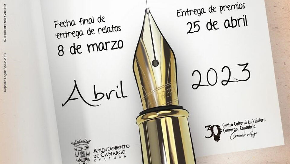 Cartel del Certamen de Relatos Cortos

AYUNTAMIENTO DE CAMARGO

01/3/2023
