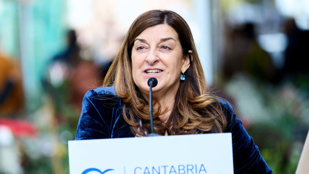 La presidenta autonómica del PP, María José Sáenz de Buruaga