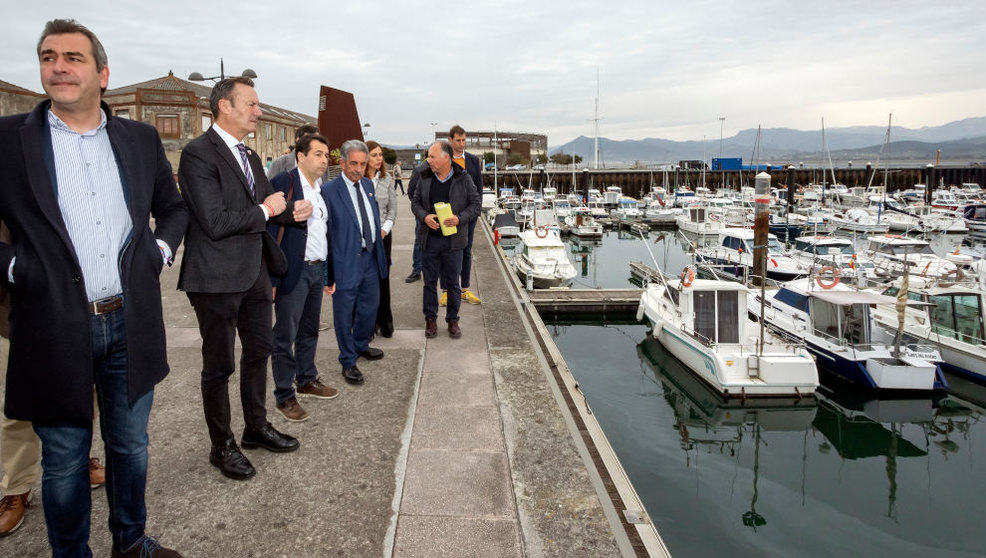 Visita del Presidente al puerto de Santoña