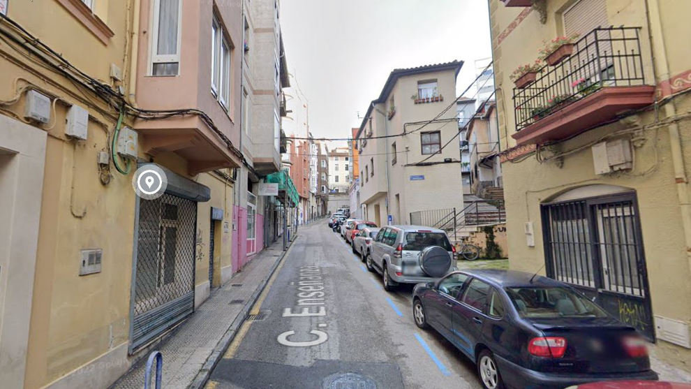 Calle Enseñanza, Santander | Foto: Google Maps