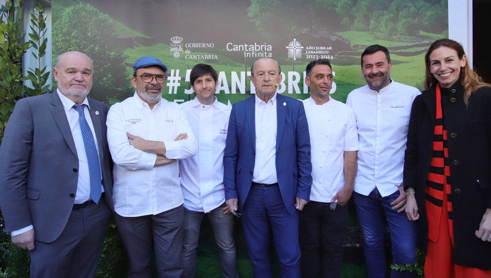 Presentación de la iniciativa gastronómica ‘Cinco Cantabrias en Madrid’.