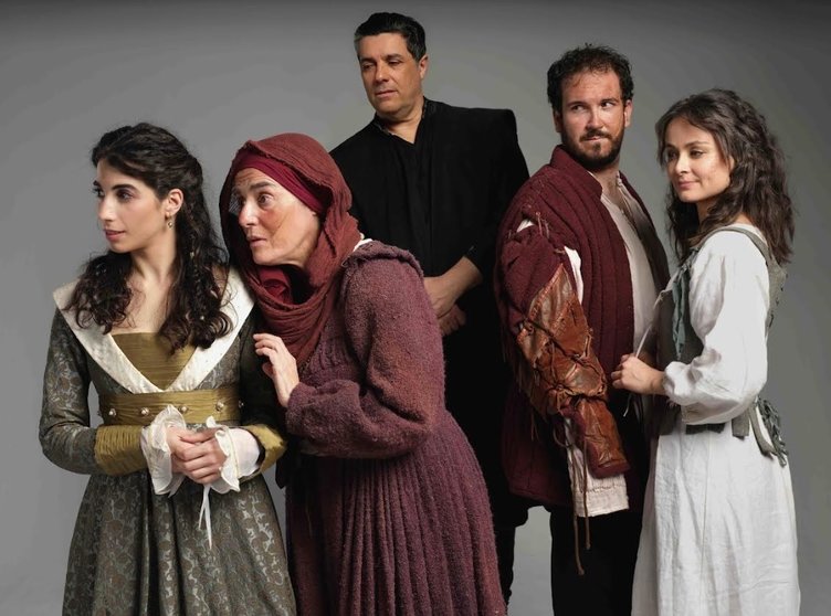 Anabel Alonso y otros actores del reparto de la versión de Eduardo Galán de 'La Celestina'