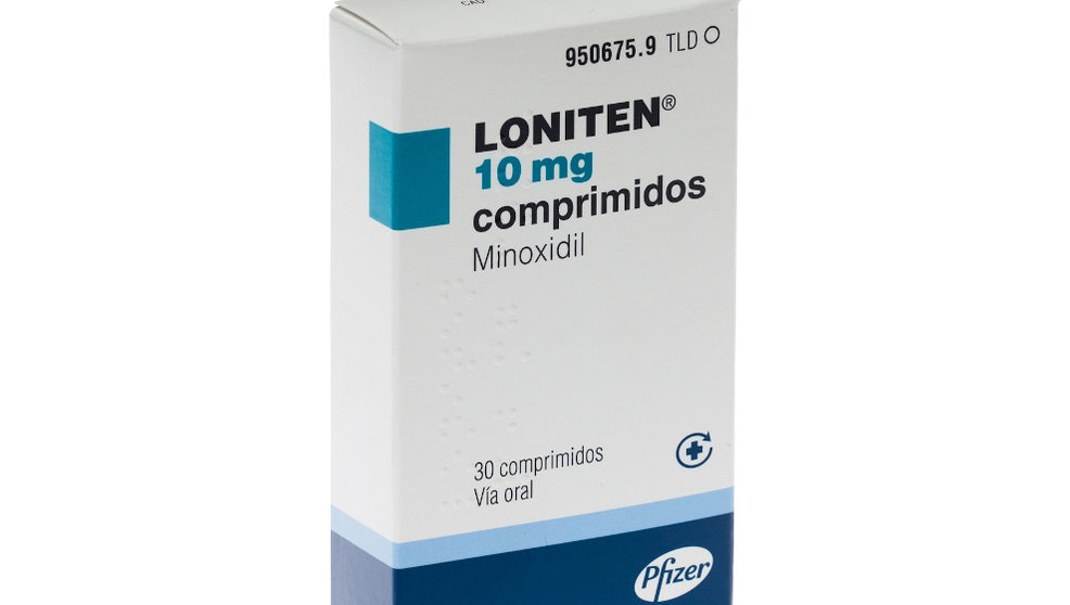 El medicamento contra la hipertensión grave 'Loniten 10 mg comprimidos, 30 comprimidos', de la compañía Pfizer