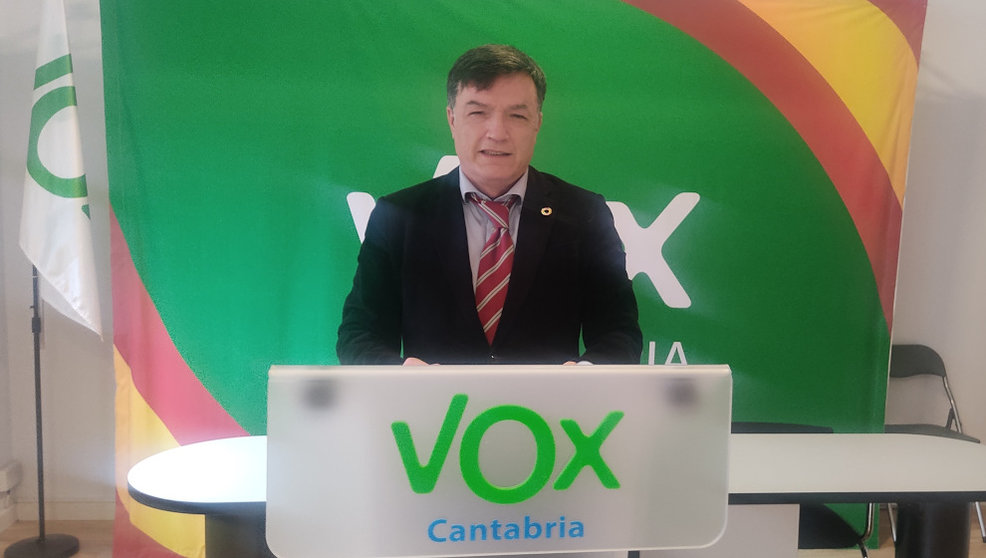 El portavoz de Vox en Santander, Guillermo Pérez-Cosío