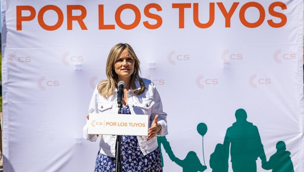 La portavoz nacional de Ciudadanos, Patricia Guasp, en un acto en Madrid