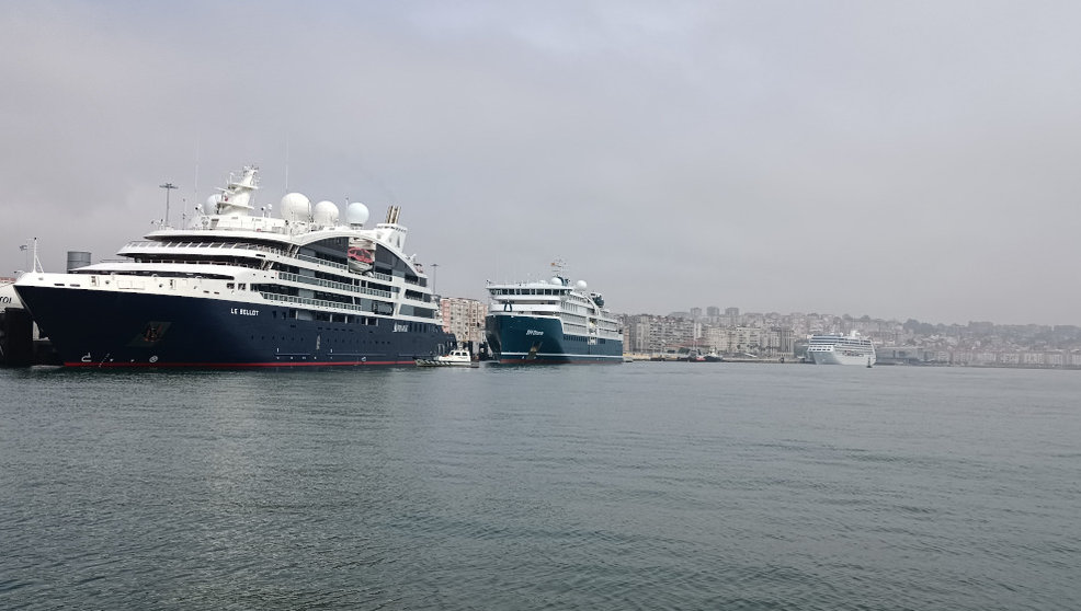 Cruceros de lujo en el Puerto de Santander