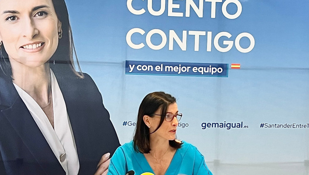 La alcaldesa de Santander y candidata a la reelección, Gema Igual