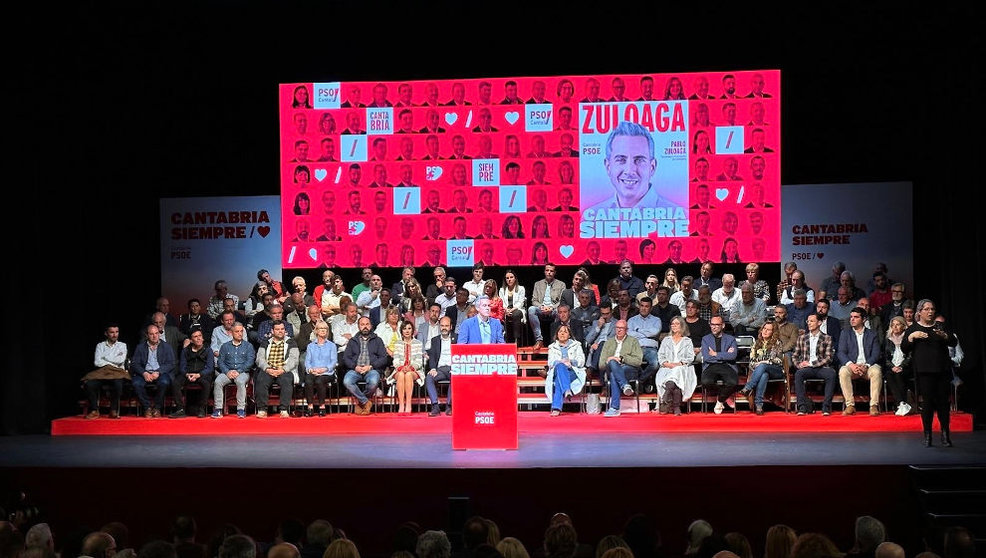 Presentación 92 candidaturas municipales del PSOE de Cantabria en Torrelavega