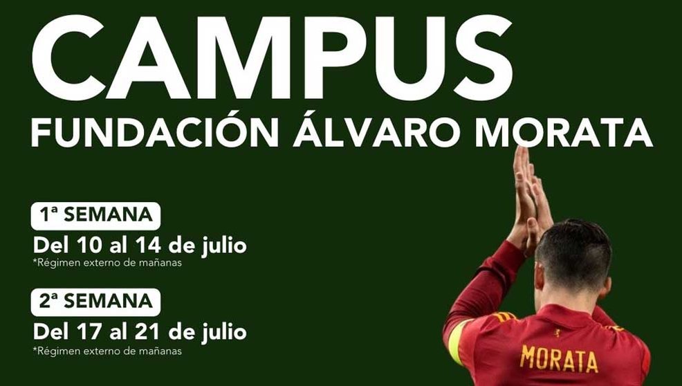 Cartel del campus de la Fundación Álvaro Morata