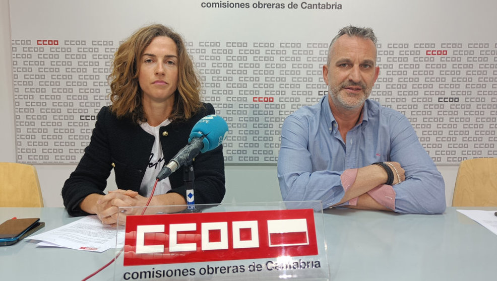 Rueda de prensa de CCOO para denunciar públicamente la "nefasta" política de personal del Ayuntamiento de Torrelavega