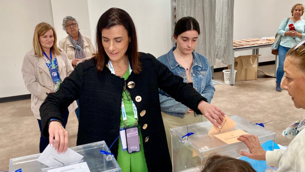 La candidata a la reelección como alcaldesa de Santander por el Partido Popular, Gema Igual