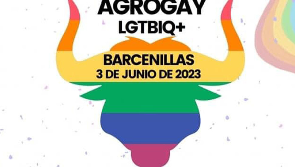 Detalle del cartel del Festival Agrogay de Barcenillas