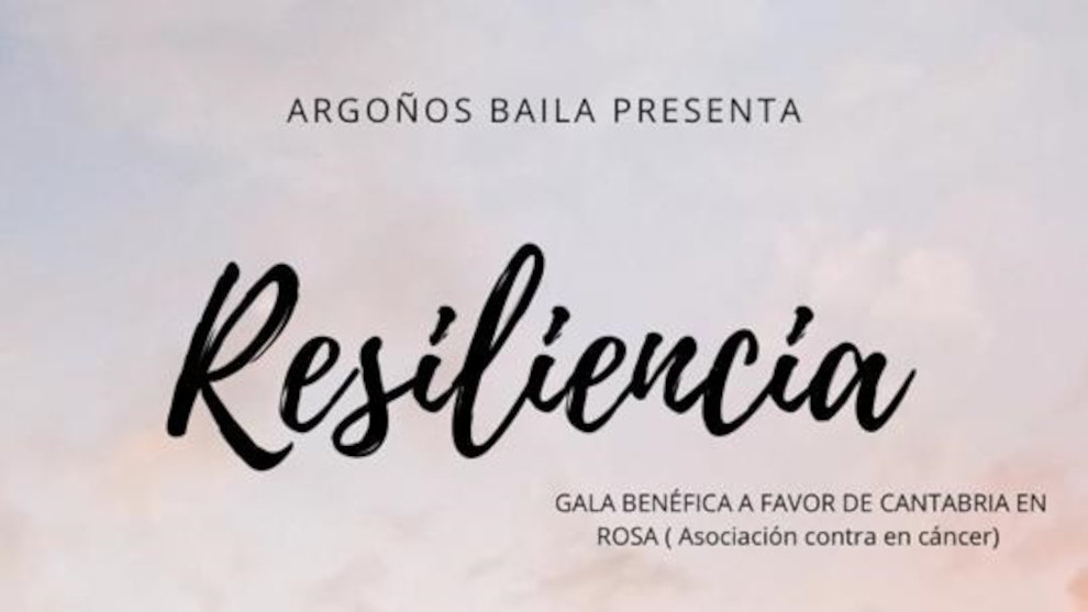 Parte del cartel de la gala benéfica 'Resiliencia'