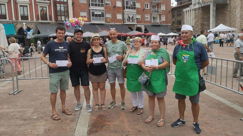 Ganadores del Concurso de Tortillas de La Patrona, en Torrelavega