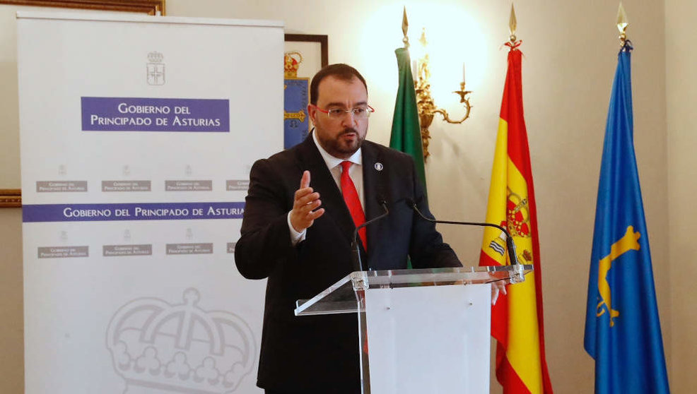 Adrián Barbón, presidente de Asturias