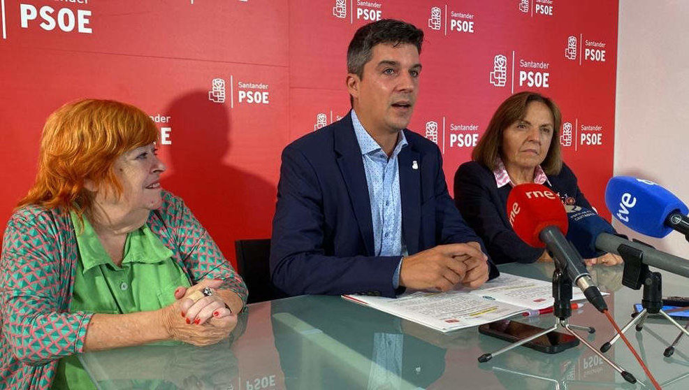 El portavoz del PSOE de Santander, Daniel Fernández