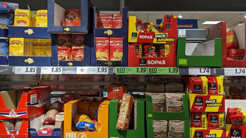 Precios en un supermercado