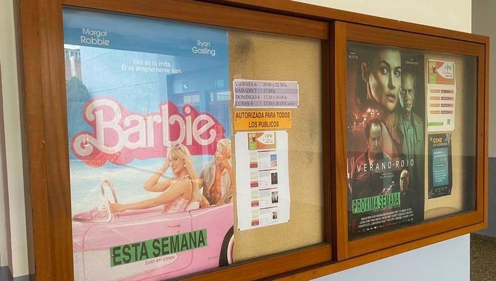 Cartel de la película 'Barbie', una de las que cuatro que se proyectarán este mes en La Vidriera