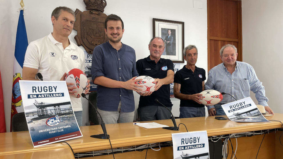 Presentación de la nueva escuela de rugby de Astillero