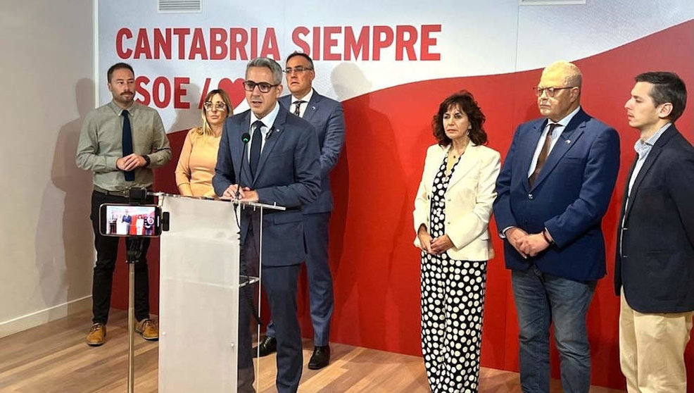 El secretario general del PSC-PSOE, Pablo Zuloaga