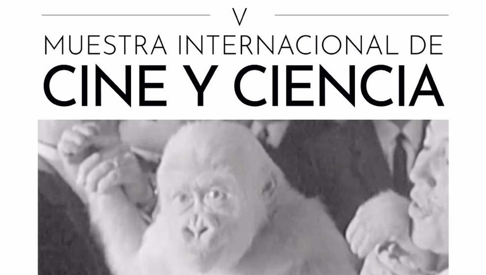 Detalle del cartel de la V Muestra Internacional de Cine y Ciencia