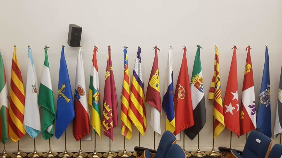 Imagen de las banderas de las CCAA