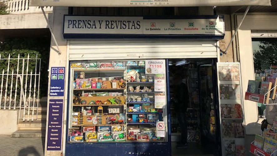 Despacho de la calle Gregorio Marañón de Santander que ha vendido cinco décimos del quinto premio de la Lotería de Navidad 