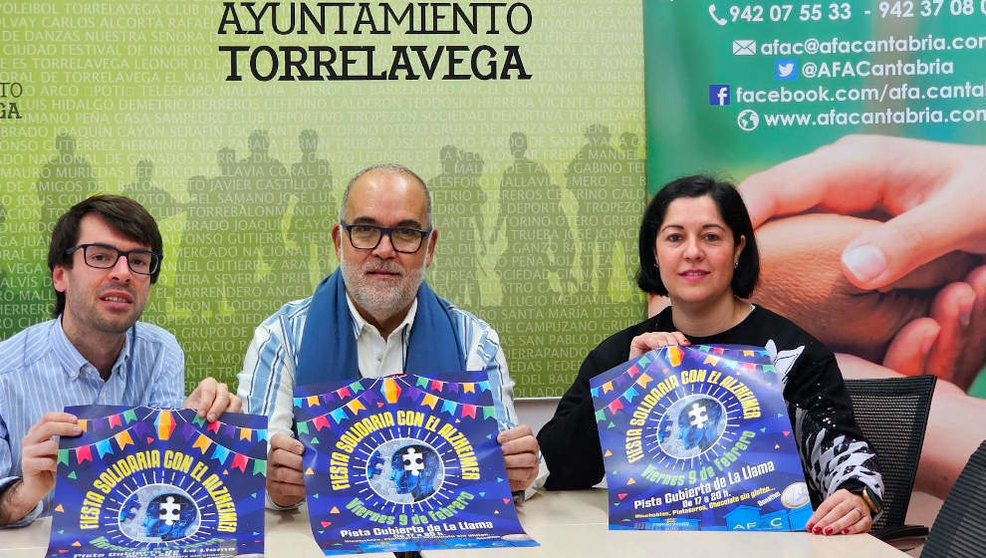 Presentación de la Fiesta Solidaria con el Alzheimer que acoge Torrelavega este viernes
