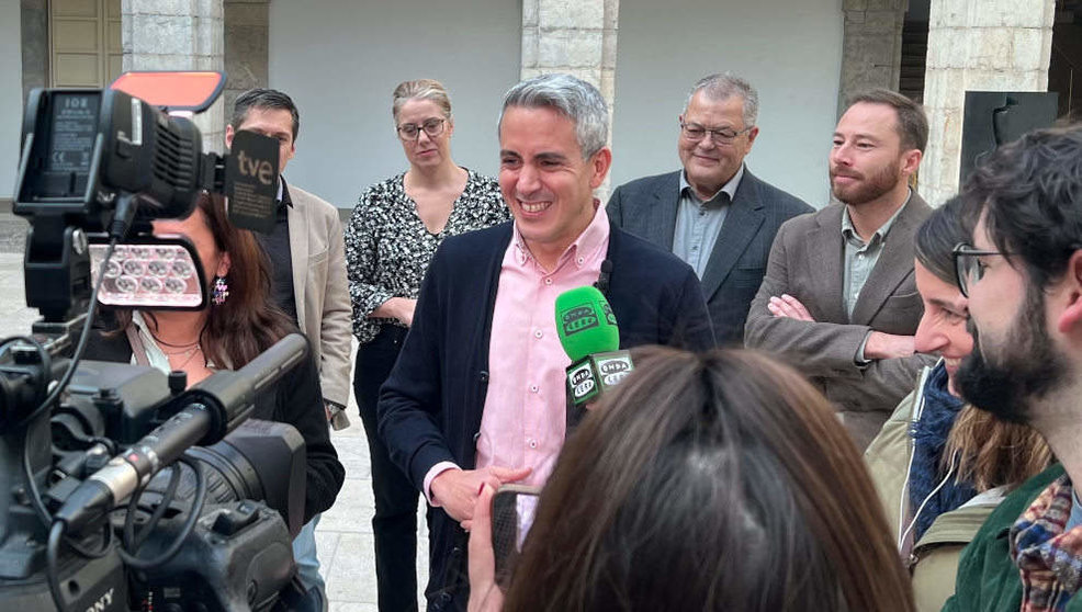 El secretario general del PSOE de Cantabria, Pablo Zuloaga