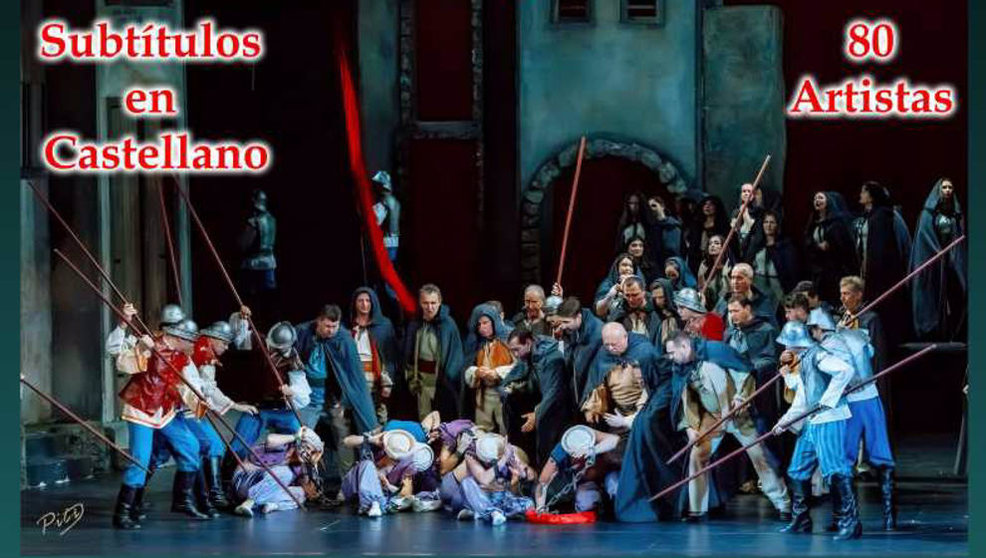 Detalle del cartel de la ópera 'Otello'