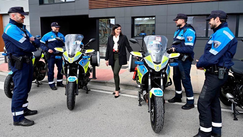 Santander incorpora cuatro nuevas motocicletas a su parque móvil