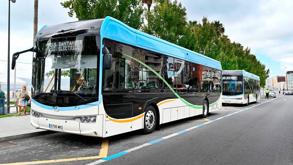 Autobús eléctrico del TUS de Santander