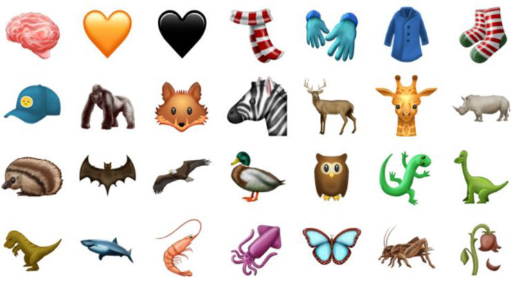 Estos son algunos de los nuevos emoticonos que podrán usarse en los móviles