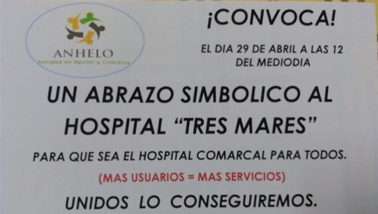 Convocatoria del abrazo simbólico al hospital Tres Mares