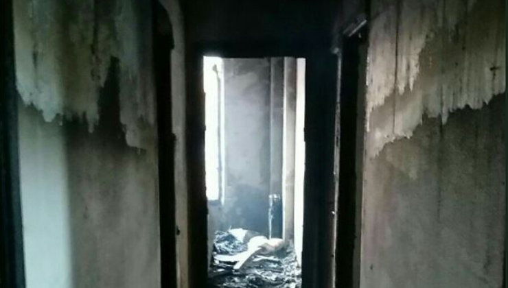 Incendio en un piso de Isaac Peral