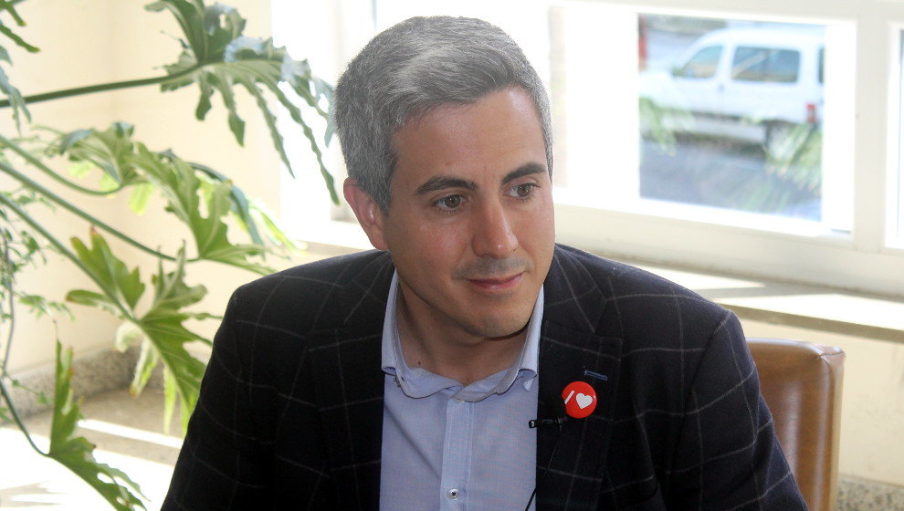 El candidato del PSOE a la Presidencia de Cantabria, Pablo Zuloaga | Foto: edc