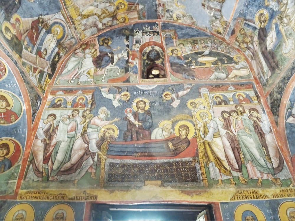 Frescos de la Iglesia de Panagia Phorviotissa, patrimonio de la UNESCO |  Foto: O.L.