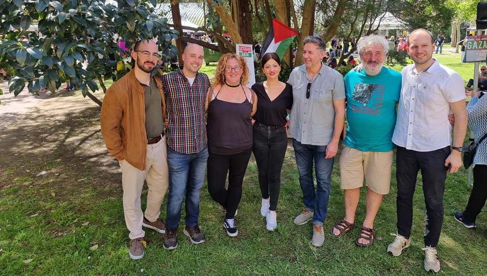 La ministra Sira Rego asiste en Cabezón de la Sal a un festival solidario por Gaza